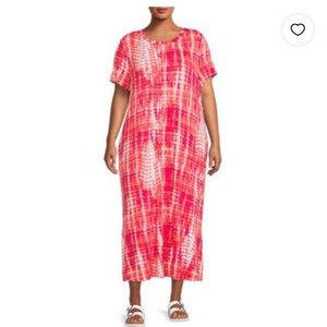 Women's Plus Size Maxi Dress with Slits Size 2X